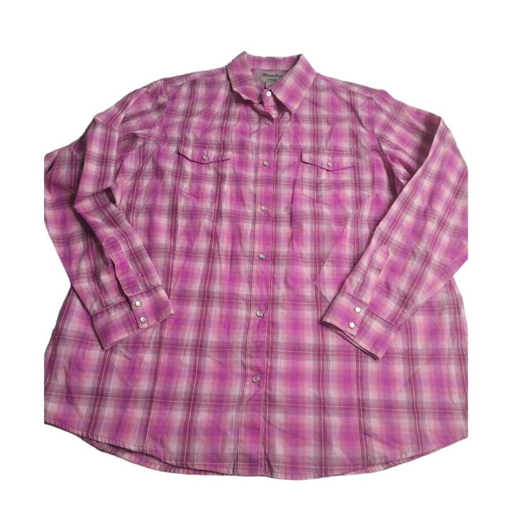 3318 Wrangler Pearl Snap‎ Women's 2XL